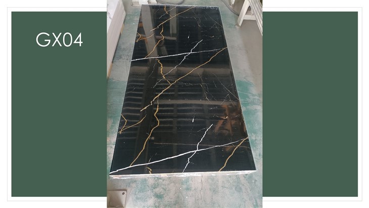 Siyah Yaldızlı PVC Duvar Paneli