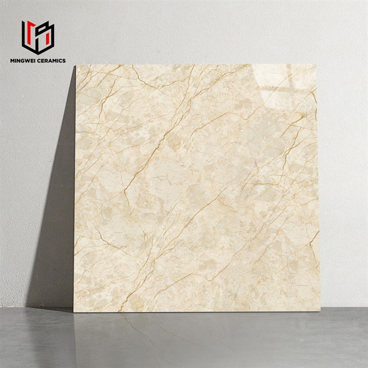 Glossy Beige Natural Marble Ceramic Tiles