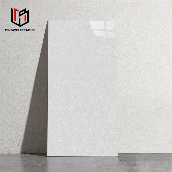 High-Gloss Marble Look Floor Tiles